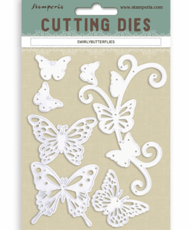 Stamperia -  Cutting Dies A6 - Swirly butterflies