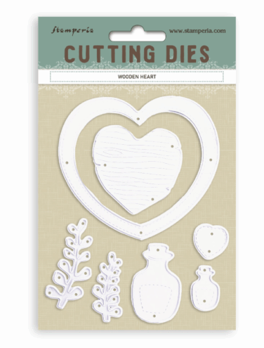 Stamperia -  Cutting Dies A6 - Wooden heart