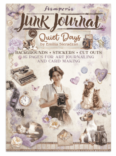 Stamperia -   Junk journal stickers, cut-outs, backgrounds - Quiet Days