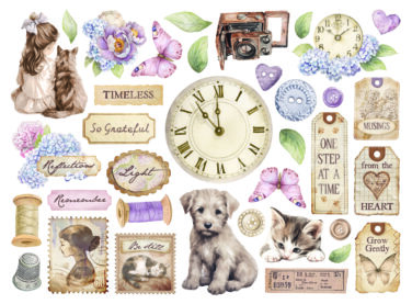Alternative view of Stamperia -   Die cuts assorted - Quiet Days