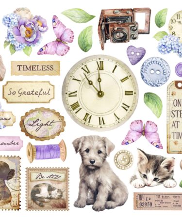 Alternative view of Stamperia -   Die cuts assorted - Quiet Days