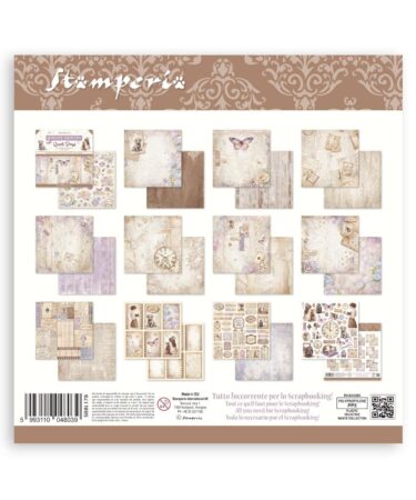 Alternative view of Stamperia -  Scrapbooking Pad 10 fogli cm 30,5x30,5 (12"x12") - Quiet Days