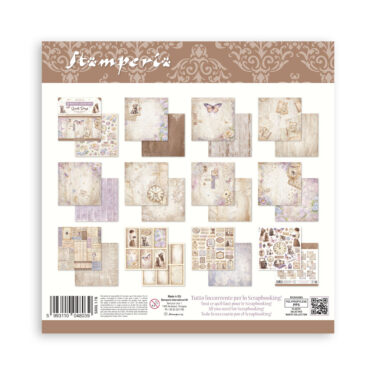Alternative view of Stamperia -  Scrapbooking Pad 10 fogli cm 30,5x30,5 (12"x12") - Quiet Days