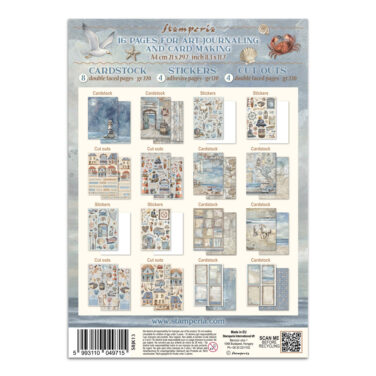 Alternative view of Stamperia -  Junk journal stickers, cut-outs, backgrounds - Silent Sea