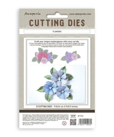 Alternative view of Stamperia -  Cutting Dies A6 - Flowers