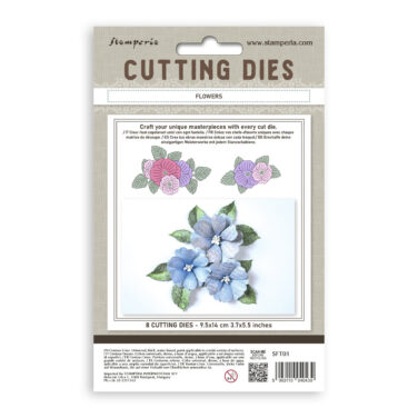 Alternative view of Stamperia -  Cutting Dies A6 - Flowers