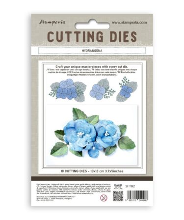 Alternative view of Stamperia -  Cutting Dies A6 - Hydrangea