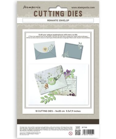 Alternative view of Stamperia -  Cutting Dies A5 - Romantic envelope