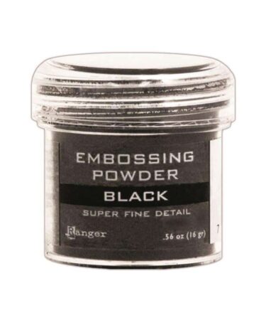 Ranger Embossing Powder - Black Sparkle