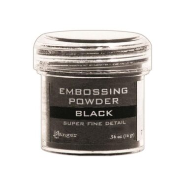 Ranger Embossing Powder - Black Sparkle