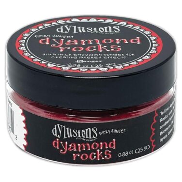 Ranger • Dylusions Dyamond Rocks - Fiery Sunset