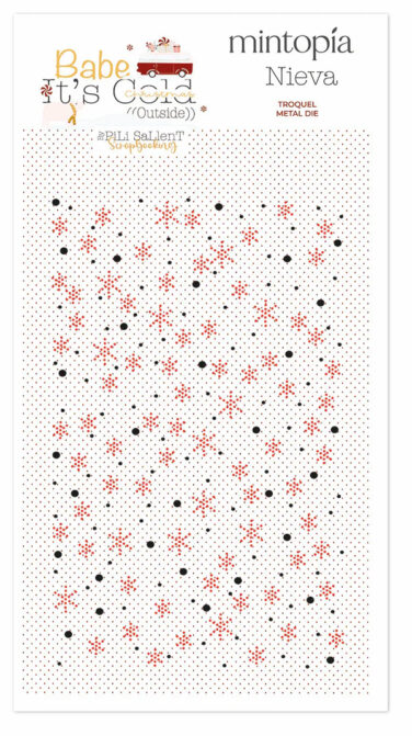 MINTOPIA -  Collezione Babe it's cold outside -Fustelle  Fondo nieve