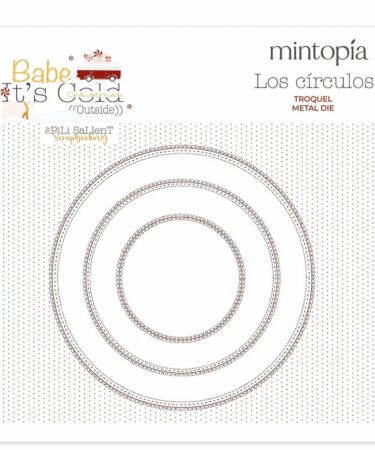 MINTOPIA -  Collezione Babe it's cold outside - Fustelle Círculos nido con cosido