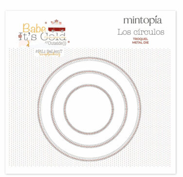 MINTOPIA -  Collezione Babe it's cold outside - Fustelle Círculos nido con cosido