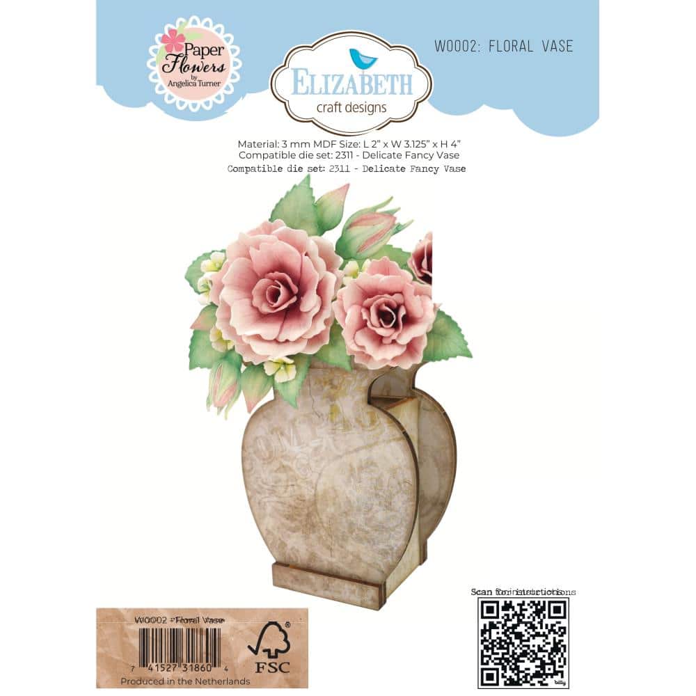 ELIZABETH CRAFT - Craft Craft Kit -Floral Vase