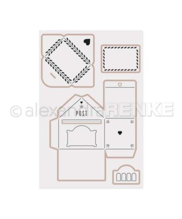 ALEXANDRA RENKE - Cut & Emboss Folder'Briefkastenbox mit Umschlag