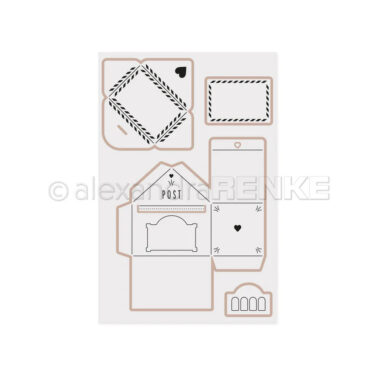 ALEXANDRA RENKE - Cut & Emboss Folder'Briefkastenbox mit Umschlag