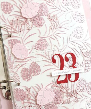 Alternative view of ALEXANDRA RENKE -stencil  Zapfenmuster