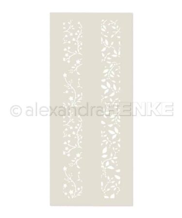 ALEXANDRA RENKE - stencil  'Musterstreifen - Ranken
