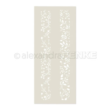 ALEXANDRA RENKE - stencil  'Musterstreifen - Ranken