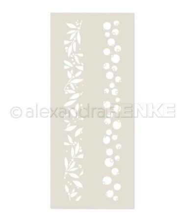 ALEXANDRA RENKE - stencil  Musterstreifen - Beeren