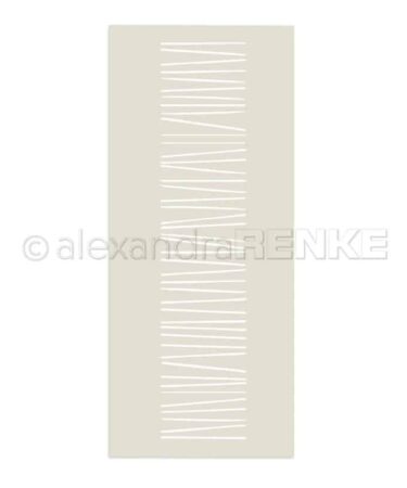 ALEXANDRA RENKE - Stencil 'Linienmuster Schlank