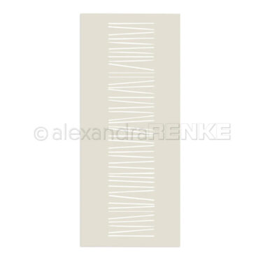 ALEXANDRA RENKE - Stencil 'Linienmuster Schlank