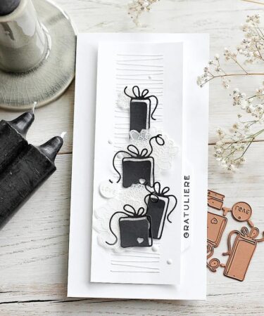 Alternative view of ALEXANDRA RENKE - Stencil 'Linienmuster Schlank