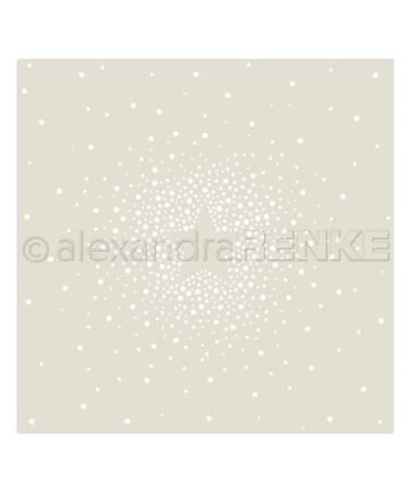 ALEXANDRA RENKE - stencil  Stern aus Punkten