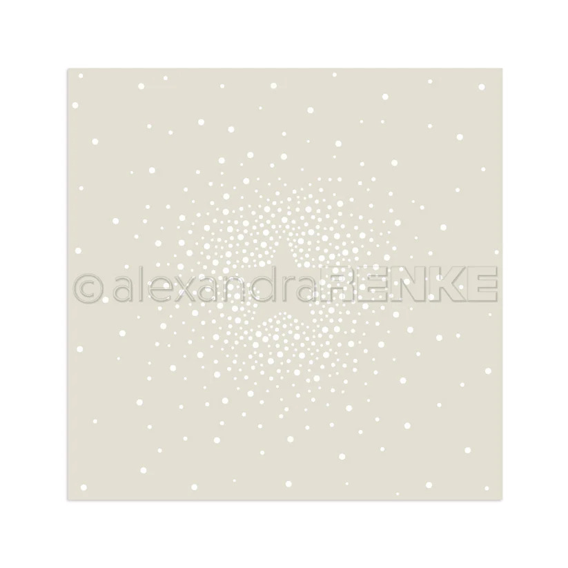 ALEXANDRA RENKE - stencil Stern aus Punkten