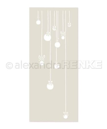 ALEXANDRA RENKE - Stencil 'Festliche Christbaumkugeln