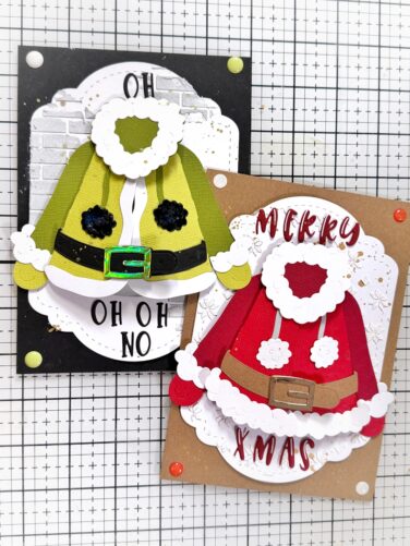 LE CARD DI BABBO NATALE E DEL GRINCH PRODOTTO CONTENITORE