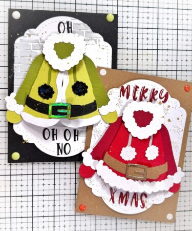 LE CARD DI BABBO NATALE E DEL GRINCH PRODOTTO CONTENITORE