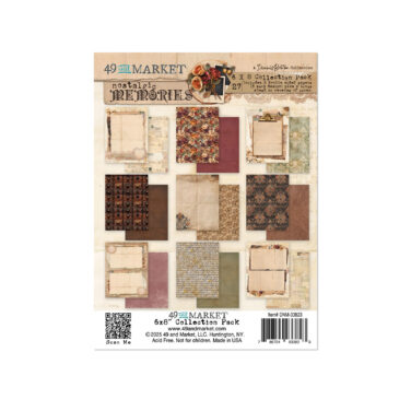 49 and Market - Collezione Nostalgic Memories - 6 x 8 Collection Pack
