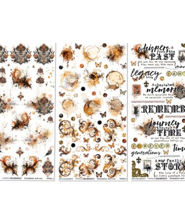 Alternative view of 49 and Market - Collezione Nostalgic Memories 6 x12 Blendable Rub-on Transfer Set