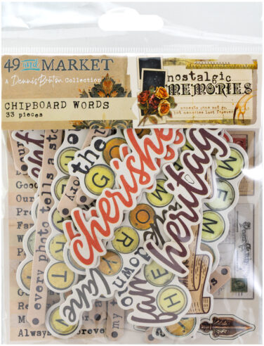 49 and Market - Collezione Nostalgic Memories Chipboard Set