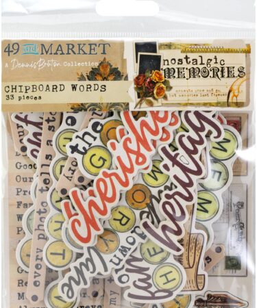 49 and Market - Collezione Nostalgic Memories Chipboard Set