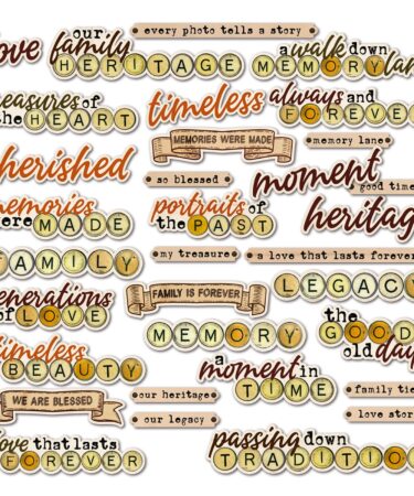 Alternative view of 49 and Market - Collezione Nostalgic Memories Chipboard Set