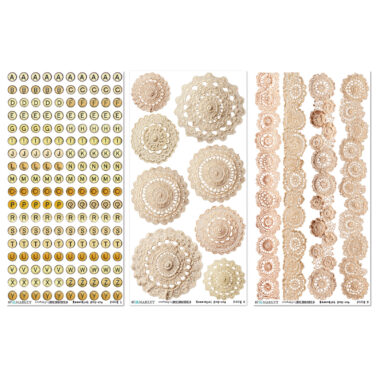 Alternative view of 49 and Market - Collezione Nostalgic Memories 6 x12 Essentials Rub-on Transfer Set