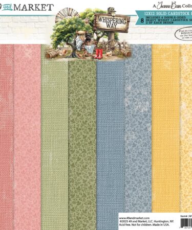 49 and Market - Collezione Whispering Way - 12 x12 Solids Collection Pack