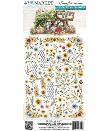 49 and Market - Collezione Whispering Way Laser Cut Wildflowers