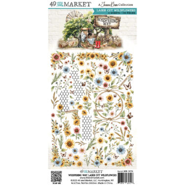 49 and Market - Collezione Whispering Way Laser Cut Wildflowers