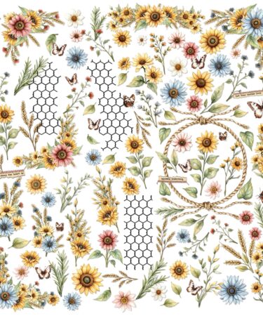 Alternative view of 49 and Market - Collezione Whispering Way Laser Cut Wildflowers