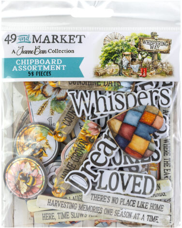 49 and Market - Collezione Whispering Way Chipboard Set