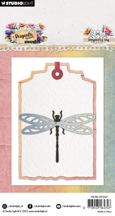 Alternative view of Studio Light Dragonfly Dreams Cutting Die Dragonfly Tag