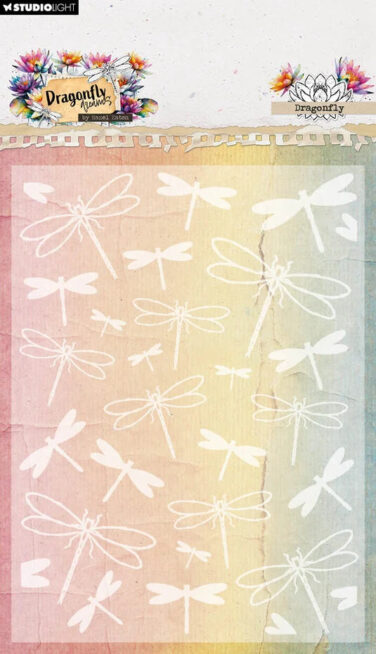 Studio Light Dragonfly Dreams Embossing Folder Dragonfly
