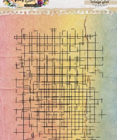 Studio Light Dragonfly Dreams Clear Stamp Grunge Grid