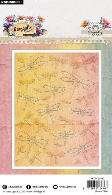 Alternative view of Studio Light Dragonfly Dreams Embossing Folder Dragonfly