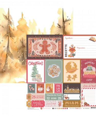 Mes P'tits Ciseaux - Collezione Bredele and Co  -  carta  num. 6