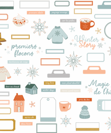 HA PI Little Fox -  Collezione Etoile des neiges -Die-cuts